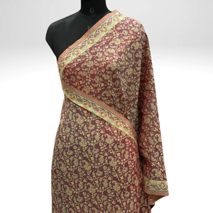 Safaa Factory Direct Viscose Jacquard Weaving Abaya Fabric - Luxury Ethnic Jamawar Pattern Modest Wear Garment Material - Product Image 1