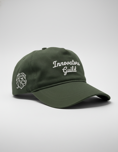 Casquette brodée Innovators Guild, casquette de baseball vert forêt, vente en gros de casquettes personnalisées avec logo - Product Image 5