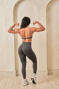 Leggings de compression athlétiques pour femmes, taille haute, anti-transpiration, vêtements de sport pour la salle de sport, le fitness et l'entraînement - Product Image 2