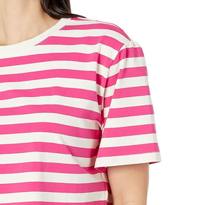 T-shirt court en coton doux pour femme 2026, manches courtes, coupe ajustée, impression personnalisée - Product Image 6