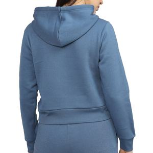 Sweat-shirts d'hiver longs et amples à épaules tombantes pour femmes, en velours respirant, style streetwear, avec logo personnalisé, prix de gros abordable - Product Image 2