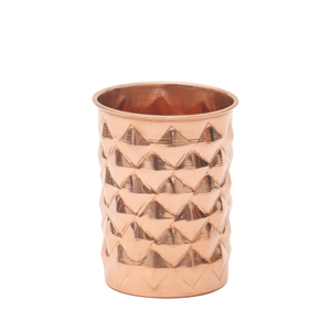 Eco Friendly Pure <b>Copper</b> Tumbler Drinking Glass Ayurvedic <b>Copper</b> <b>Cup</b> for Healthy Water Storage Home Hotel Restaurant Kitchen - Product Image 1