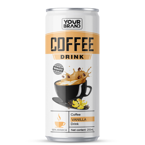 OEM ODM Marca Privada Café con Leche Helado Sabor Vainilla en Lata de Aluminio de 250ml RTD Café Vietnamita al por Mayor - Product Image 1
