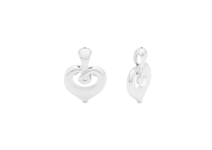 จี้รูปหัวใจหมุนวน - Product Image 1