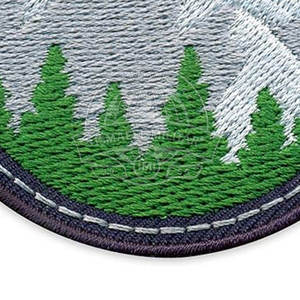 Badges brodés à la machine les plus populaires en vente, fabriqués au Pakistan, haute qualité, best-sellers, badges brodés à la main sur mesure. - Product Image 4