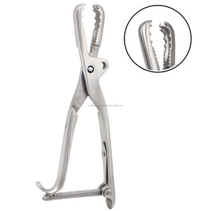 Pince à os Lambotte Farabeuf à mâchoires réglables manuellement avec cliquet, instrument chirurgical orthopédique en acier inoxydable - Product Image 6
