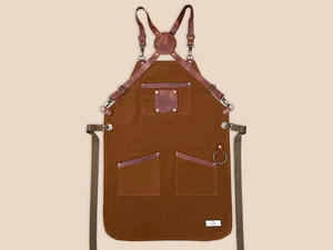 Tablier personnalisé en denim et coton, tablier de barbier en cuir, tablier de salon sur mesure - Product Image 6