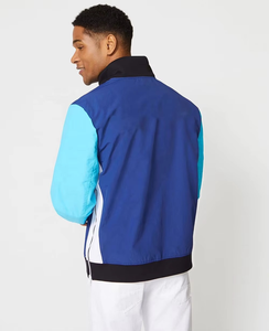 Wholesale Training&jogging Wear Men Custom Design Windbreaker Jackets Colorblock Windbreakers Jackets - Product Image 3