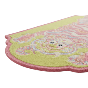 Tapis esthétiques de haute qualité en laine douce et moelleuse, à motif animalier en forme de tigre tibétain, tuftés à la main, en fibres fines, par le fabricant - Product Image 2