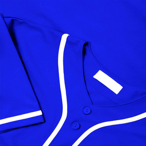 Custom Baseball Jersey Blank Authentic Pinstripe Button fashion jersey Men Adults Digital Print Stitched Polyester - Product Image 3