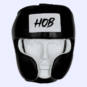 Protector de Cabeza de Cuero PU Negro con Cordones, Casco Deportivo Protector para Adultos, Unisex, Uso Universal - Product Image 5