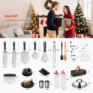 Accessorio per Barbecue all'Aperto Teppanyaki, Utensile per Griglia Piatta per una Cottura Pratica ed Elegante - Product Image 3