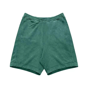 Plain Men's <b>Sweat</b> <b>Shorts</b> Casual Summer Wear High Waist Drawstring Closure Sports Running <b>Shorts</b> With Side Pockets - Product Image 2