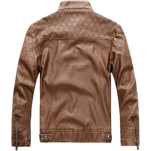 Blouson motard en cuir métallisé pour homme, à l'aspect brillant et audacieux. - Product Image 2