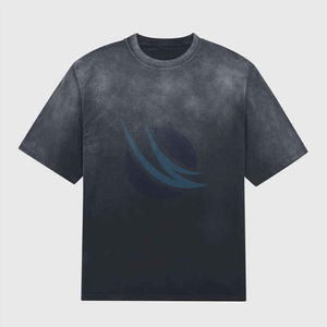 เสื้อยืดผู้ชายดีไซน์ใหม่ สกรีนโลโก้ได้ คอกลม แขนปกติ สไตล์ฮิปฮอป แห้งเร็ว ระบายอากาศได้ดี ผลิตจากโพลีเอสเตอร์/คอตตอน เหมาะสำหรับใส่ลำลอง - Product Image 3