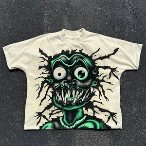 DTG Hommes Tshirt 100% Coton Impression numérique tshirt Sérigraphie Poids lourd Surdimensionné Streetwear T-shirts pour hommes streetwear - Product Image 3