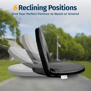 Reclining Stadium Seat <b>Cushion</b> <b>Waterproof</b> 6-Position Adjustable for <b>Outdoor</b> Comfort - Product Image 5