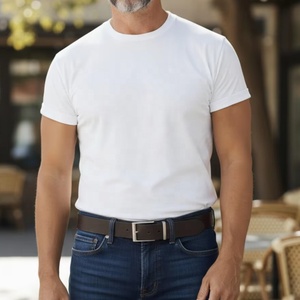 Ceinture en cuir de buffle véritable pour homme - Accessoires décontractés durables - Product Image 1