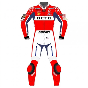 Traje de Carreras Scott Redding MotoCP, Traje de Cuero Completo de Primera Calidad para Días de Pista, con Deslizadores, Mono/Traje, Nivel CE 2 - Product Image 1