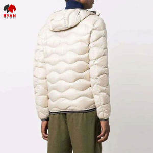 Chaqueta Acolchada de Diseño Personalizado para Hombre, con Logotipo Personalizado, Cierre de Cremallera, Tejido Transpirable y Cómodo, Ropa Casual - Product Image 2