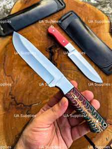 Cuchillo de Caza y Camping de Acero Inoxidable 12C27 Forjado a Mano, Hoja Recta de Alta Calidad, Personalizable OEM ODM, 58 HRC - Product Image 5