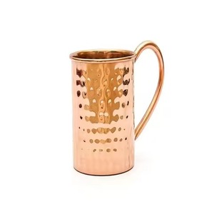 Stylish <b>Copper</b> Mule Mug Cocktail <b>Cup</b> for Restaurant Kitchen Bar Beverage Display - Product Image 2