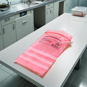 ถุงซิป LDPE ป้องกันไฟฟ้าสถิตย์สำหรับบรรจุภัณฑ์ชิ้นส่วนคอมพิวเตอร์ พร้อมฟิล์มพิมพ์กราเวียร์ที่ทนทาน - Product Image 1