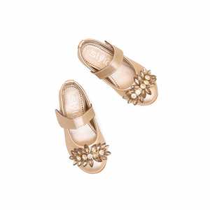 Escarpins formels dorés pour filles KD2350 - Product Image 1