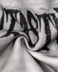 เสื้อฮู้ดซิปแบบสั่งทำพิเศษ ผ้าถักเนื้อนุ่ม ระบายอากาศได้ดี ผลิตจากผ้าฝ้าย 100% ล้างสีซีดแบบวินเทจ พิมพ์ลายสกรีน ยูนิเซ็กส์ - Product Image 2