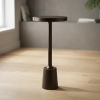 Table d'appoint moderne en métal, design minimaliste, meubles durables pour le salon