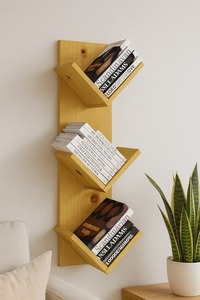 Elegantes Estantes Flotantes de Madera para Dormitorio, Sala de Estar, Oficina, Cocina, Baño y Decoración Interior Elegante del Hogar - Product Image 5