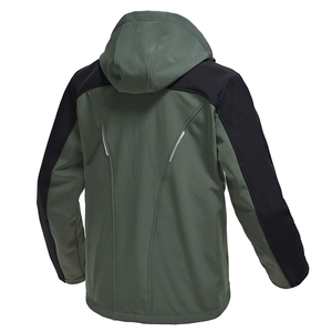 Veste softshell décontractée pour homme, manteau d'extérieur imperméable, respirant, extensible, léger, de qualité supérieure, service OEM personnalisé - Product Image 2
