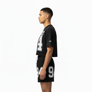 Ensemble 2 pièces pour homme, t-shirt à manches courtes décontracté imprimé et ensemble de survêtement - Product Image 3