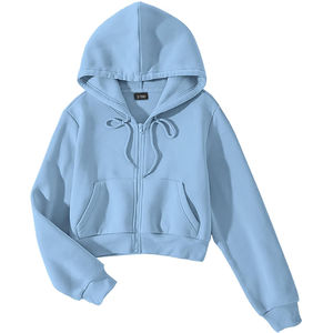 Sudaderas con Cremallera Ajustadas para Mujer - Estilo Urbano, Tejido de Punto Otoñal, Opciones de Color Personalizadas, Transpirables y Ecológicas - Product Image 1