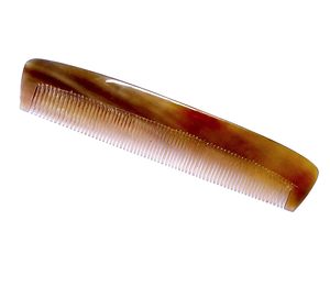 Handcrafted Natural Horn <b>Comb</b> Anti-Static Hair <b>Wide</b> Fine Tooth Design Gentle Detangling Scalp Care - Product Image 2
