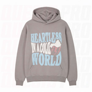 Quick Show Streetwear DTG 450 GSM Boxy Designer Hoodie Custom Plain Casual Silk Screen Print DTF Puffy Printing Hoodies For Men - Product Image 1