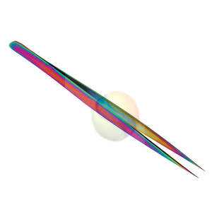 Pince à épiler professionnelle en acier inoxydable de qualité supérieure pour extensions de cils, outil de maquillage de précision, pince à épiler pour extensions de cils de qualité salon - Product Image 6