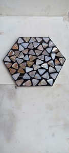 Posavasos con incrustaciones de nácar hecho a mano en India por artesanos para decoración sofisticada y artículos de cocina - Product Image 4
