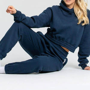 Custom Women Track Suit midweight cotton relaxed fit <b>Travel</b> <b>Wear</b> Private Label for American Fashion Labels - Product Image 6