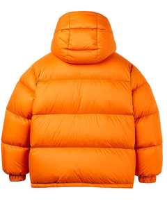 Men Orange Puffer Jacket Thick Warm <b>Down</b> Coat Lightweight Windproof Winter Outerwear for Outdoor and Street Fashion Wear - Product Image 2