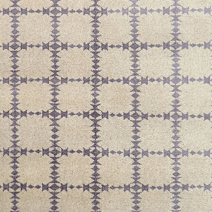 Alfombra DECORDEC Personalizada, Ecológica, de Lana Gruesa, Moderna, Color Marfil Carbón, Diseño Abstracto, Patrón Ornamental Repetitivo, Antideslizante - Product Image 3