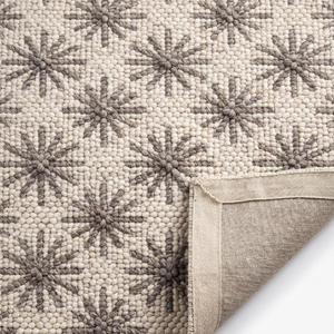 Handwoven <b>Cream</b> <b>Grey</b> Solid Color Wool Anti-Slip Modern Minimalist Area <b>Rug</b>-Home & Commercial Use Floor Carpet - Product Image 6