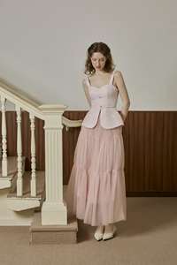 Top de tirantes con diseño de mariposa VIAN clásico, sin mangas, de cuello cuadrado, femenino, de poliéster brocado jacquard, estilo SKINNY, de Vietnam KA45 - Product Image 5