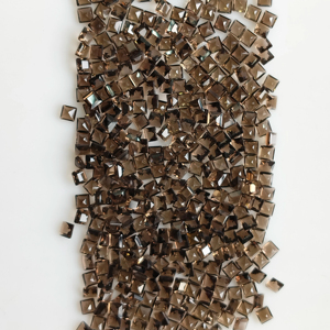 Natural Smoky Quartz 3MM Square Step Cut Best Quality Loose Gemstone For Jewelry & Necklace Making - Product Image 4