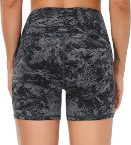 Ropa de Verano para Mujer, Shorts Deportivos de Cintura Alta con Logotipo Personalizado, Elásticos, de Secado Rápido, de Spandex/Poliéster - Product Image 6