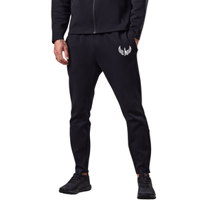Men’s Black Full <b>Zip</b> <b>Hooded</b> Tracksuit Set Athletic Sportswear Training Workout Running Jogger Pants Casual Activewear Outfit - Product Image 4