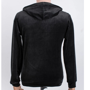 Customization Fashion Zip up <b>Tracksuit</b> Stacked Line Design Joggers Set <b>Men</b> <b>Velour</b> Sweatshirt and Sweatpants Suit for Man - Product Image 4