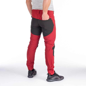 Men's <b>Red</b> Softshell Hiking Pants Slim Fit Water Resistant Outdoor Wear With Pockets All Seasons Polyester <b>Material</b> - Product Image 2