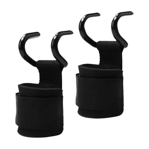 Crochets de barre de musculation robustes pour haltérophilie, sangles de poignet professionnelles avec crochets de barre en métal, qualité OEM supérieure - Product Image 1