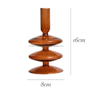 Vente en gros de pilier de bougie en bois de manguier ou bougeoirs lanternes et bocaux décoratifs de table pour Noël avec la meilleure qualité - Product Image 1